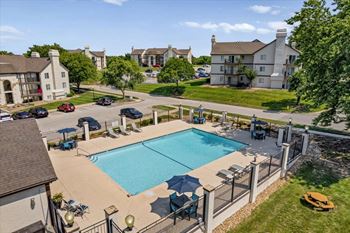 Resort-style swimming pool at millcreek woods